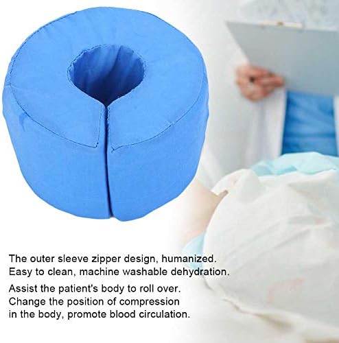 ANGGREK Foot Pillow, Breathable Foot Pillows Ankle Support Protector Pillow Wrist Heel Elevator Wedge Cushion for All Ages Recovery(Blue)