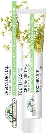Corpore Sano Fresh Protection Toothpaste-Myrrh,Propolis & Fennel-Imported from Spain-75 ml/2.5 fl oz