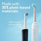 The Humble Co Bamboo Electric Toothbrush Heads Compatible with Oral B Toothbrushes - Replacement Toothbrush Heads with Soft Bristles - Dental Oral Care & Hygiene - Regular Bristles