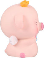 Creative Resin Pig Ornament Decorative Figurine Cute Desktop Pig Home Decor Accessory Funny Cake Topper for Living Room Table Display