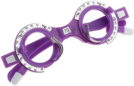Trial Frame Optical Trial Frame Opticians Optometry Trial Lens Frame Eyeglasses Equipment Construction Separate Eye Adjustment Suitable for Op, 70mm