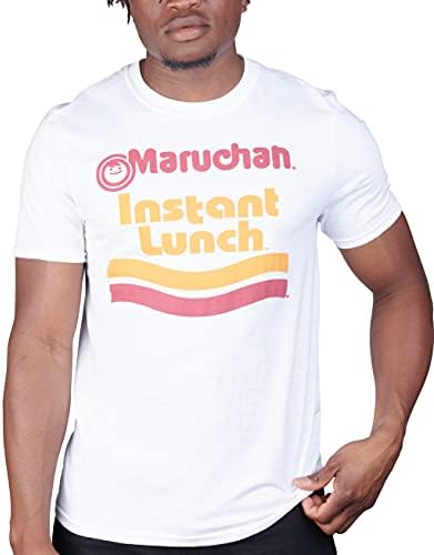 Maruchan unisex adult Ramen Noodle Instant Lunch Logo T-shirt T Shirt, White, X-Small US