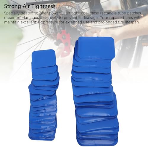 EVTSCAN Tire Patch Dual Sizes Rubber Strong Adhesive Air Tightness Repair for Motorcycle Cycle Car