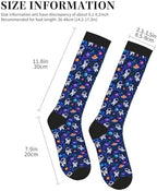 Compression Socks Knee High Support Socks Women Circulation Stockings for Athletic Running Cycling Flying