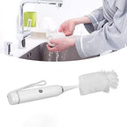 Electric Brush Set with USB Cable Portable Scrubber Brush for Bottles and Cups