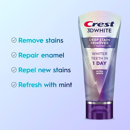 Crest 3DWhite Brilliance Deep Stain Remover Ultra White Toothpaste - 2.1oz