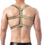 Mens Harness Belt Body Chest Elastic Halter Nylon Shoulder Strap Club Wear Costume