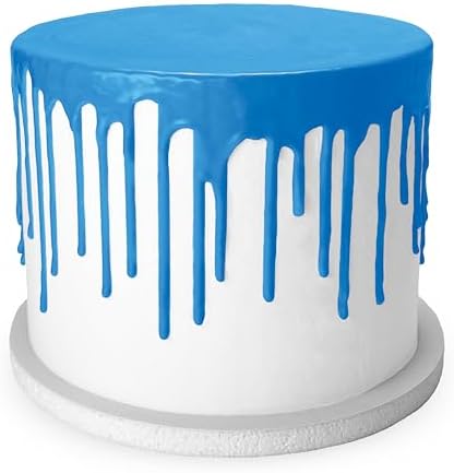 Satin Ice Cake Drip, Blue, 8.8 Ounce