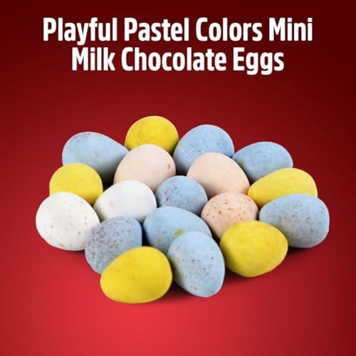 Mini Eggs Milk Chocolate, 2 Bags of Mini Eggs 9oz Each, Creamy Milk Chocolate Mini Eggs, Perfect Chocolate Eggs for Special Occasions, Premium Candy Eggs for All Ages