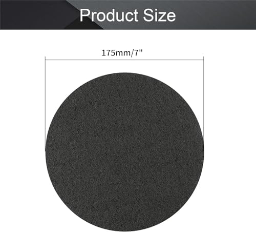Utoolmart 7 Inch Scrubber Scouring Pads 1000 Grits Drill Brush Scuffing Disc Surface Conditioning Disc Tile Scrubber Cleaning Tool 8Pcs