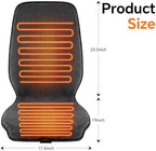 Dark Grey Heated Seat Cover Cushion with Heat Warmer, Large Size Soft Comfortable Winter Seat Cover Cushion Heating Pad for Office Home Chair Warm Cold Weather Gift for Winter, 3 Models Setting