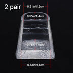 2 Pairs High Heel Covers Anti Slip Latin Stiletto Dancing Heel Covers Anti Noise High Heel Protector Replacement Tips Cap Protectors Covers