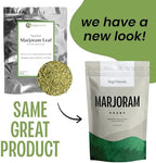 MagJo Naturals Marjoram Leaf, Cut & Sifted | 1 lb. Bulk Bag | Origanum majorana L.