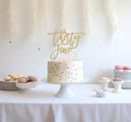 Gold Glitter Thirty Fine Cake Topper, Rip Twenties/Happy 30th Birthday/Fuck I'm 30, Funny 30th Birthday Party Decorations Supplies