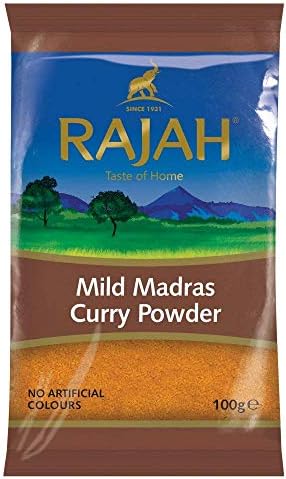 Rajah Madras Curry Mild Pkt 100G