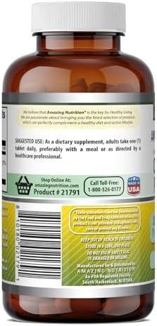 Amazing Formulas Chromium Picolinate 200 Mcg | Tablets Supplement | Non-GMO | Gluten-Free | Made in USA (1 Pack | 240 Count)