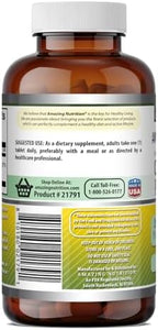 Amazing Formulas Chromium Picolinate 200 Mcg | Tablets Supplement | Non-GMO | Gluten-Free | Made in USA (1 Pack | 240 Count)