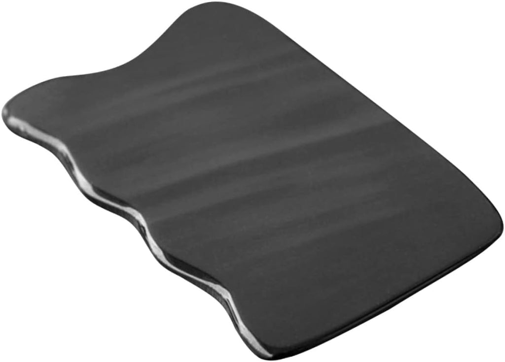 1pc Natural Horn Gua Board for Scraping Massage Multi-Functional Tool for Face Neck and Back Smooth Design for Safe and Comfortable Use