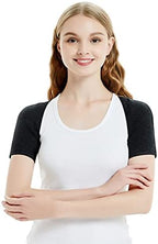 Shoulder Support Brace Warm Shoulder Protection Elastic Wool Shoulder Pad Stability Brace Adjustable Shoulder Warp Sleeve Protector for Pain Relief Injury Recovery Compression Arthritis Chronic Unisex