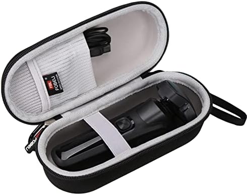 FBLFOBELI Hard Storage Case for Norelco Shaver 2100 2300 3500 6800 3100 5500 5100 5300 5700 6880 7000 7100 7200 9000, Also fits for Braun Series 3/Series 5/Series 7/Series 9 Rotary Shaver (Case Only)