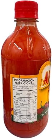 Ajibasco Salsa de Ají Picante – Hot Pepper Sauce – 500g (16.9 fl oz) – Spicy Chili Sauce for Cooking & Seasoning