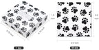 WRAPAHOLIC 50Pcs Paw Print Napkins - 3 Ply Adorable Dog or Cat Party Disposable Paper Luncheon Napkin for Puppy Party Supplies Tableware - 6.5 x 6.5 In (Pack of 2)