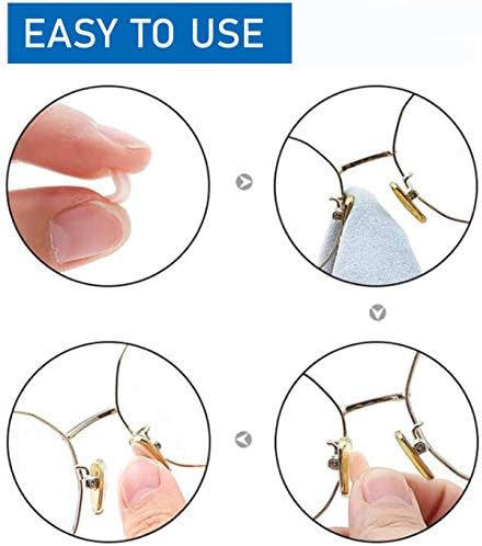 Nose Pads Soft Foam Adhesive Anti-Slip Silicone Eyeglass Nose Pads Stick On for Glasses Eyeglasses Sunglasses 12 Pairs, 1.0mm, Skin Color