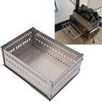 Sauna Stone Basket Holder, Stainless Steel Sauna Rocks Stone Stand, Charcoal Firebox Basket Grill for Charcoal Wood Burning Stove (SL 300)
