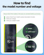 Superer 4.3V A00390 Charger Fit for Philips Norelco One Blade QP2520 MG3740 - (Old Model) - QP2521 QP2522 QP2515 MG5700 MG3720 QG3330 Electric Shaver, for Phillips OneBlade Replacement Power Cord