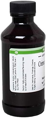 LorAnn Crème de Menthe SS, Natural Flavor, 4 ounce bottle