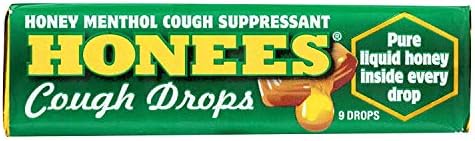 Honees Cough Drops - Menthol - Pack of 24-9 Pack24