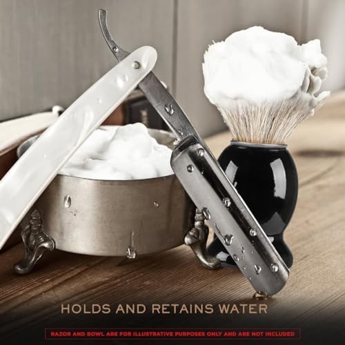 100% Pure Badger Shaving Brush Engineered to Deliver the Best Shave of Your Life. No Matter What Method You use, Safety Razor, Double Edge Razor, Staight Razor or Shaving Razor,. …