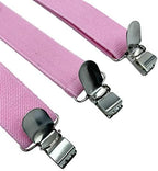 Suspenders for Women and Men | Elastic, Adjustable, Y-Back | Pant Clips, Tuxedo Braces