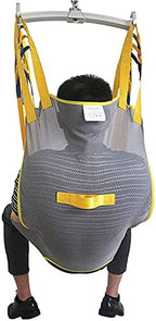 Toileting Sling Patient Lifter Equipment Bariatric Handicap Lift Commode Sling, for Patient Elderly, Universal Patient Lift Sling Transfer Belt with Helps,L