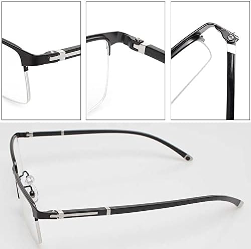 Eyeglass TemplesEyeglasses Replacement Temple,Arm Frame Repair Glasses Accessories,1 Pair Black Eyeglass Temples Metal Plastic Straight Tooth Glasses Replacement Arms Sunglass Replacement Parts