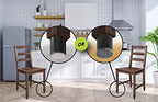 GorillaRisers CB251-8 Screw on Furniture Risers (8 Pack) Floor Protector Slider Legs Raise Furniture Height 1-1/4” to 1-1/2", Plastic & Felt Glides, 1 Inch Round Chair Risers Furniture Leg Extenders