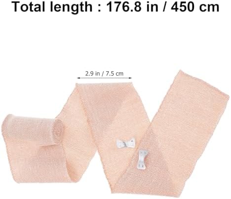 Beavorty 4Rolls Cohesive Elastic Sports Bandages Skin Tone Leg Wrap for Injury Prevention Flexible Compression Wrap for Ankle and Calf Support Breathable and Easy to Use