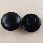 Healifty 2pcs Hot Stones Mushroom Shaped Massage Stones Warmer Natural Lava Basalt Hot Rock Guasha Tools for Body Face for Essential Massage Spa Massage Therapy(Black)