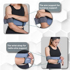 Wonder Care Grey shoulder immobilizer – arm immobilizer | breathable brace elbow | immobilizer shoulder for broken fractured arms
