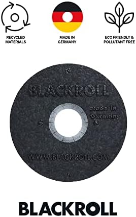BLACKROLL - Standard Foam Roller - Myofascial Trigger Point Release, Back Massage, Perfect for Yoga, Home Workouts, Muscle Recovery, Black