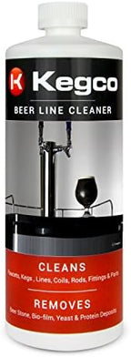 Kegco 12X-BLC32 Beer Line Cleaner for Kegerators - Case of 12 32-oz. Bottles