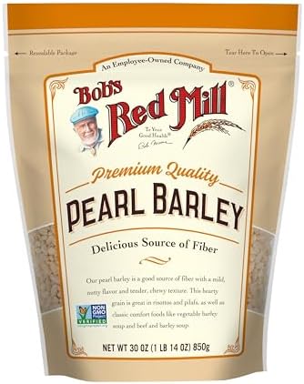 Bob's Red Mill Pearl Barley, 30oz (Pack of 4) - Non GMO, Vegan, Kosher