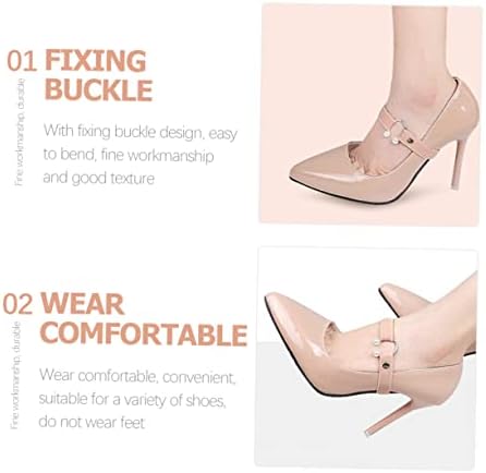 3pairs Heel Stoppers for High Heels Women Shoe Straps Replaceable Ankle Straps Savers for Comfort
