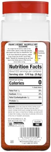 Frank's RedHot Nashville Hot Seasoning, 17.64 oz