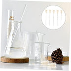 10 pcs volumetric Bottle Brush Cup Cleaning Tool Laboratory Flask Bottle Cleaner Glass Vial Brush Tube Long Bottle Brush Hair Long Handle Drink Bottle