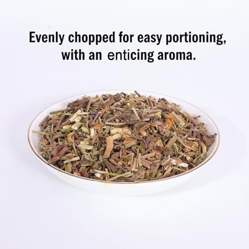 MOCKRAND Premium Vervain Herb Cut & Sifted, 4.23 Oz/120g | Dried Loose Leaf for Tea | Resealable Pouch
