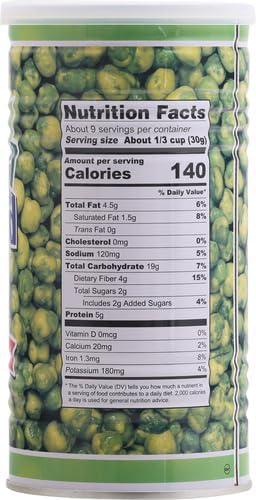 Hapi Hot Wasabi Peas, 9.9 Ounce