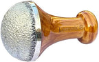 Livronic Bronze Kansa Natural Vatki Cup with Wooden Handle Ayurvedic Detox Foot Massager Relaxation and Deep Cleaning Ancient Indian Technique Ayurvedic Kansa Vatki Foot Massage (Natural)