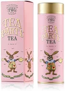 TWG Tea | Tea Party Tea | Black Tea | Marigold & Tropical Fruits | Haute Couture Tin, 100g | Gift Set