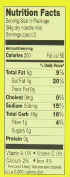 A Taste of Thai Yellow Curry Noodles |Heat & Eat Instant Noodle | Flavored with Authentic Thai Sauce -Non-GMO,Gluten Free, Trans Fat Free- Perfect Side for Chicken, Fish & Meat Entrees| 6 Pack (4.5oz)